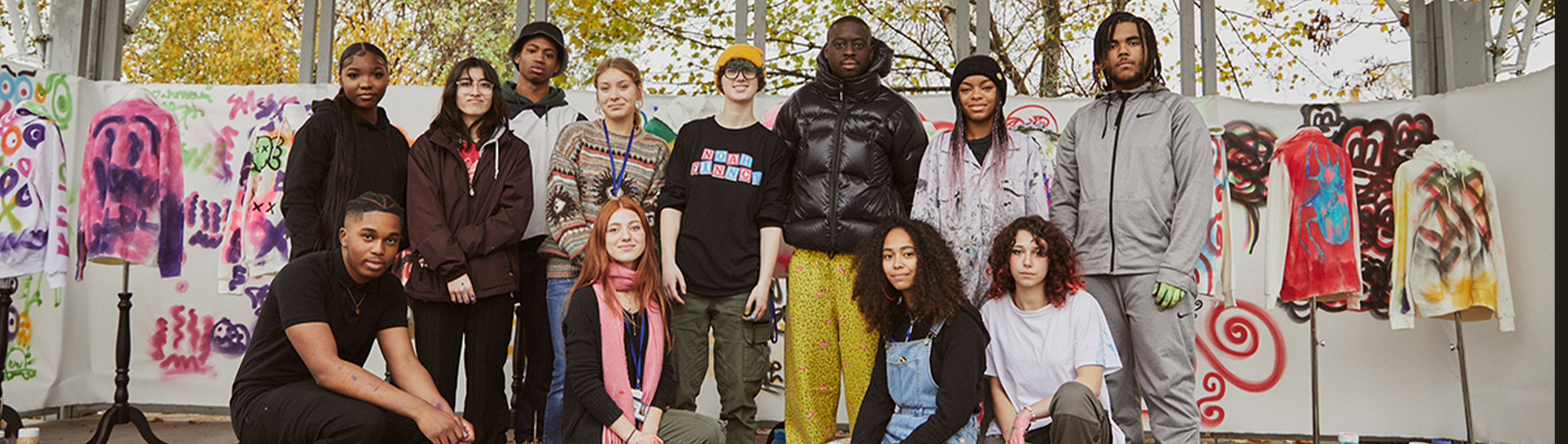 Slawn visits The BRIT School following the announcement that he has designed the 2023 BRIT award